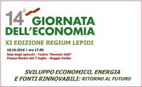A Reggio Emilia, 14esima Giornata dell’Economia 